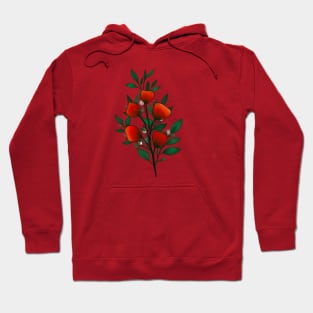 Pretty red flower Hoodie